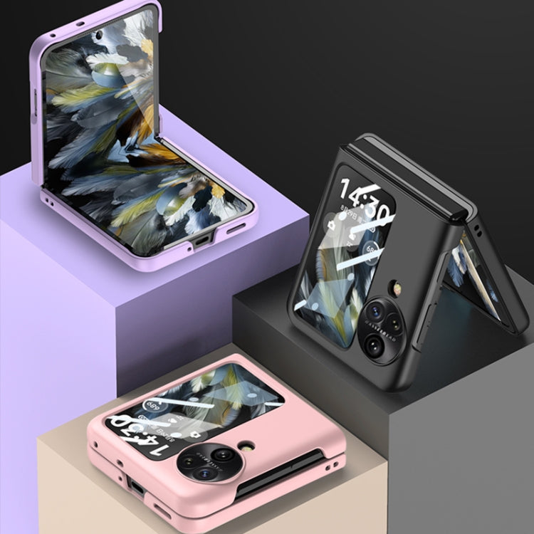 For OPPO Find N3 Flip GKK Integrated Ultra-thin Full Coverage Protective Phone Case(Purple) - free shipping - PMC TechLife - Order now!