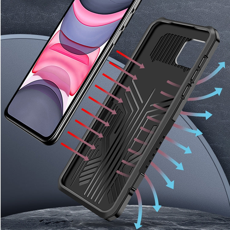 For iPhone 8 & 7 Machine Armor Warrior Shockproof PC + TPU Protective Case(Black) - More iPhone Cases by NILLKIN | Online Shopping South Africa | PMC TechLife