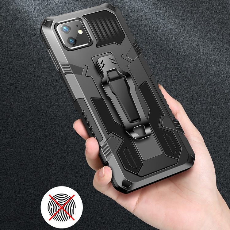 For iPhone 8 & 7 Machine Armor Warrior Shockproof PC + TPU Protective Case(Black) - More iPhone Cases by NILLKIN | Online Shopping South Africa | PMC Jewellery