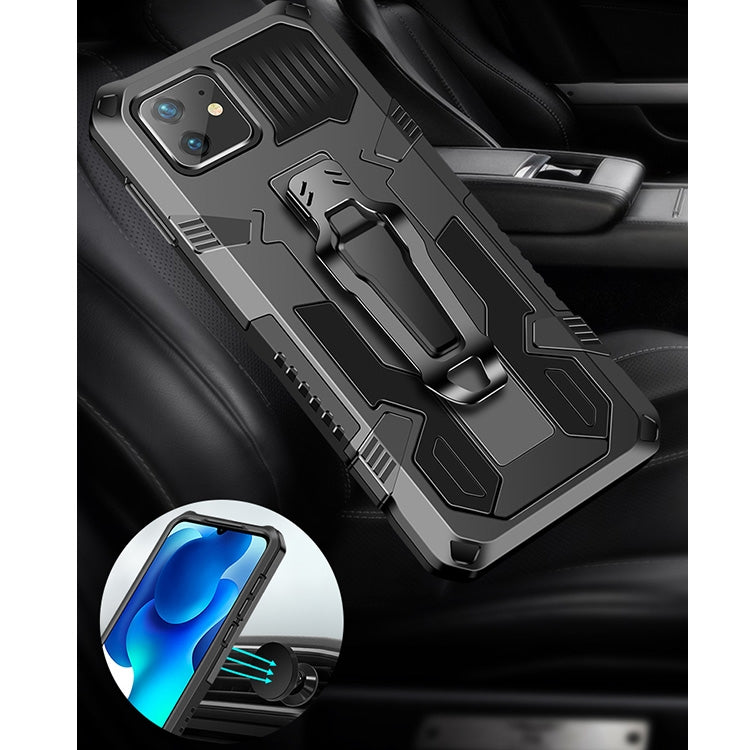For iPhone 8 & 7 Machine Armor Warrior Shockproof PC + TPU Protective Case(Black) - More iPhone Cases by NILLKIN | Online Shopping South Africa | PMC TechLife