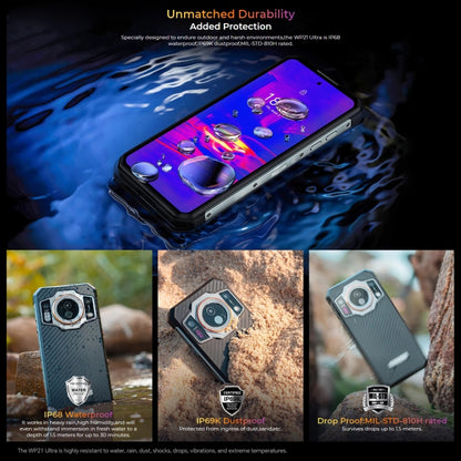 Oukitel WP21 Ultra, 12GB+256GB, 6.78 inch MTK Helio G99 Octa-core, NFC, Network: 4G, Support Thermal Imaging Sub Camera(Black) - OUKITEL by OUKITEL | Online Shopping South Africa | PMC Jewellery | Buy Now Pay Later Mobicred