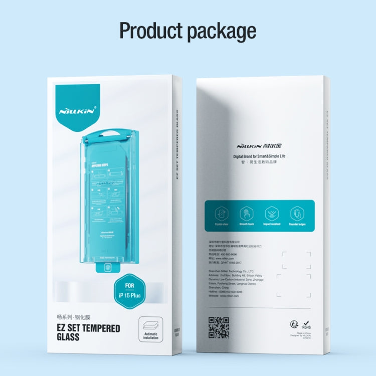 For iPhone 15 Plus NILLKIN Chang Series Tempered Glass Protective Film - free shipping - PMC TechLife - Order now!