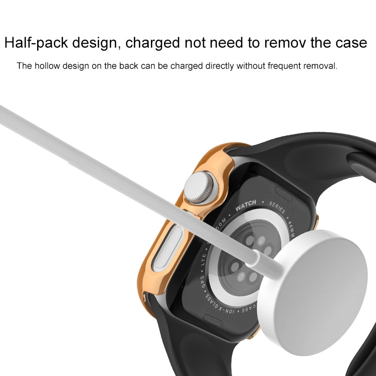 For Apple Watch Series 3 / 2 / 1 42mm Plating Row Diamond Hollow PC Watch Case(Silver) - free shipping - PMC TechLife - Order now!