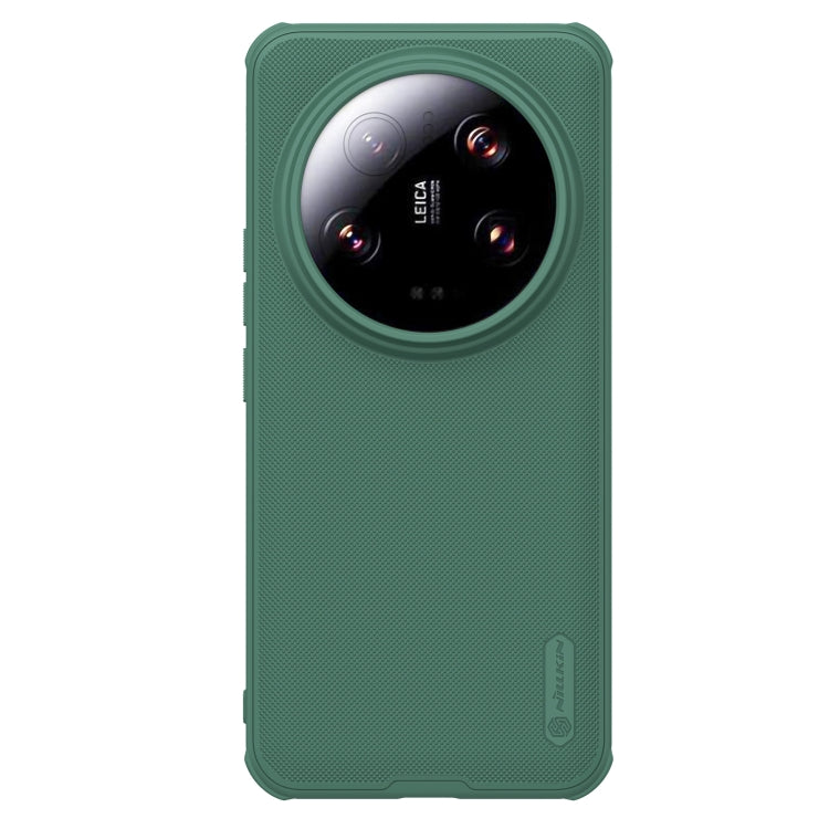 For Xiaomi 14 Ultra NILLKIN Super Frosted Shield Pro MagSafe Magnetic Phone Case(Green) - 14 Ultra Cases by NILLKIN | Online Shopping South Africa | PMC Jewellery | Buy Now Pay Later Mobicred