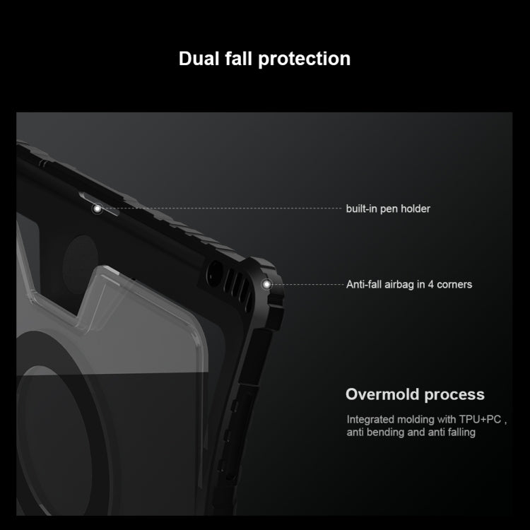 For iPad Air 2020/2022 / Pro 11 2022 Nillkin Backlit Version Bumper Link Keyboard Case - free shipping - PMC TechLife - Order now!