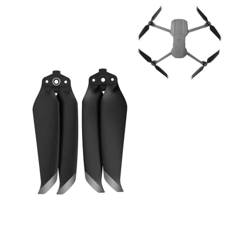 1 Pair Sunnylife 7238F-1 For DJI Mavic Air 2 Low Noise Quick-release Propellers(Silver) -  by PMC Jewellery | Online Shopping South Africa | PMC Jewellery | Buy Now Pay Later Mobicred