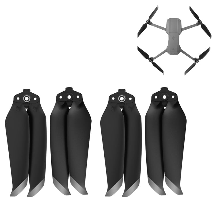 2 Pairs Sunnylife 7238F-2 For DJI Mavic Air 2 / Air 2S Low Noise Quick-release Propellers(Silver) - DIY Propeller by PMC Jewellery | Online Shopping South Africa | PMC Jewellery | Buy Now Pay Later Mobicred