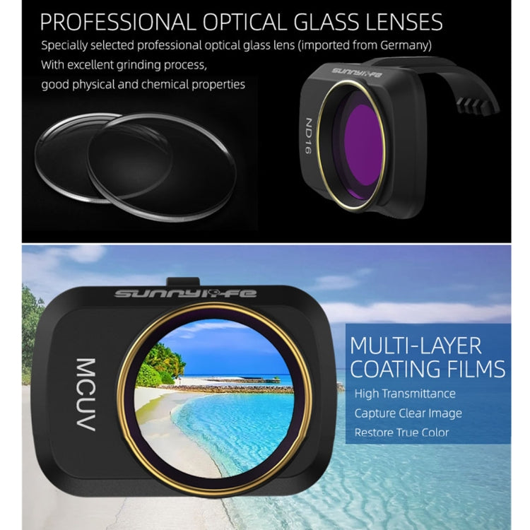 Sunnylife MM-FI9256 For DJI Mavic Mini / Mini 2 4 In 1 Drone ND4+ND8+ND16+ND32 Lens Filter - Lens Filter by Sunnylife | Online Shopping South Africa | PMC Jewellery | Buy Now Pay Later Mobicred