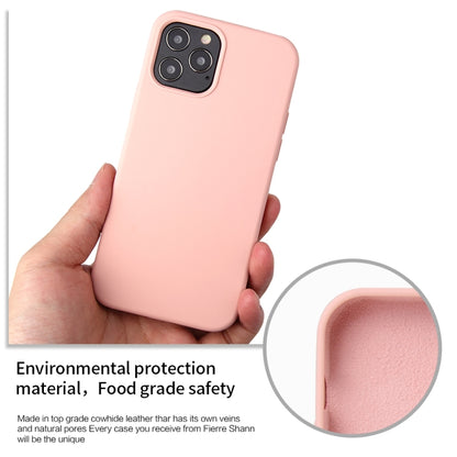 For iPhone 12 / 12 Pro Solid Color Liquid Silicone Shockproof Protective Case(Light Purple) - iPhone 12 / 12 Pro Cases by PMC Jewellery | Online Shopping South Africa | PMC Jewellery