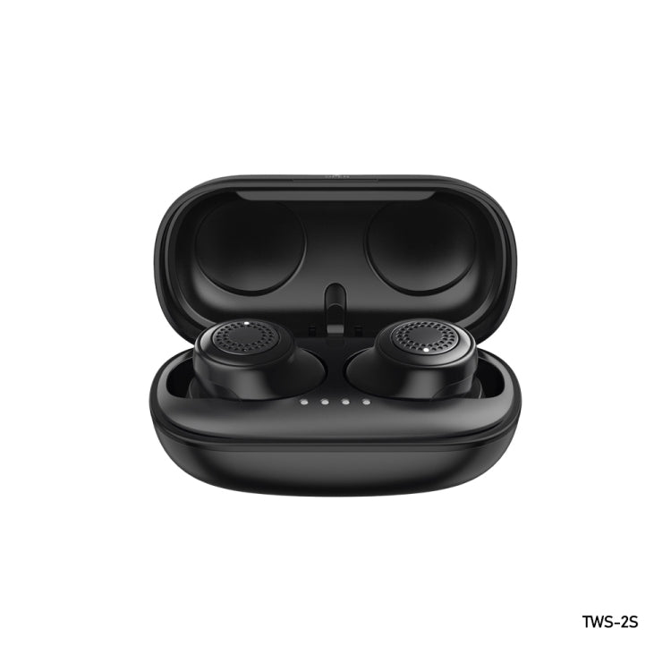 REMAX TWS-2S Bluetooth 5.0 Stereo True Wireless Bluetooth Earphone with Charging Box(Black) - TWS Earphone by REMAX | Online Shopping South Africa | PMC Jewellery