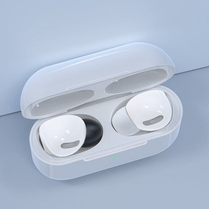 12 PCS Wireless Earphone Replaceable Silicone + Memory Foam Ear Cap Earplugs for AirPods Pro, with Storage Box(White + Black) - Anti-dust & Ear Caps by PMC Jewellery | Online Shopping South Africa | PMC Jewellery