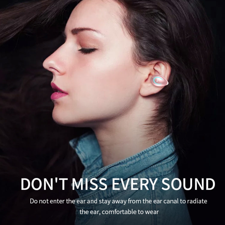 YX08 Ultra-light Ear-hook Wireless V5.0 Bluetooth Earphones Ear Clip Stereo Bluetooth Headset with Mic(Black) - Bluetooth Earphone by PMC TechLife | Online Shopping South Africa | PMC TechLife