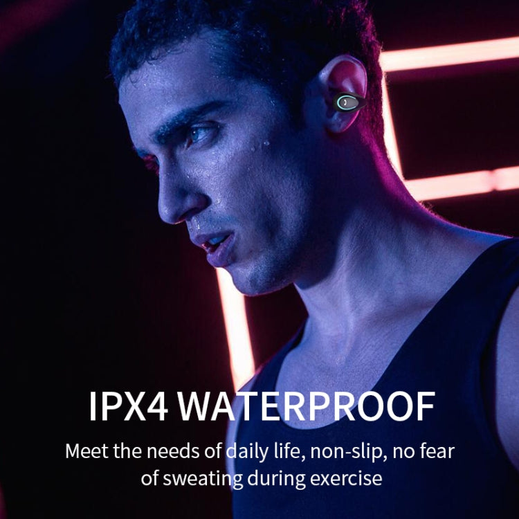 YX08 Ultra-light Ear-hook Wireless V5.0 Bluetooth Earphones Ear Clip Stereo Bluetooth Headset with Mic(Grey) - Bluetooth Earphone by PMC TechLife | Online Shopping South Africa | PMC TechLife