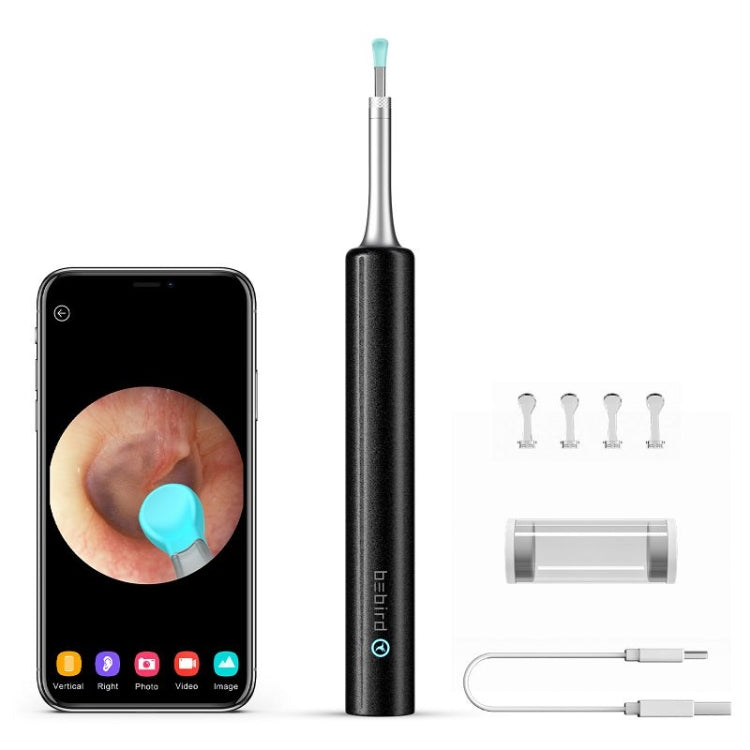 Bebird C3 Pro 2.4G 3.5mm Wireless Wifi High-definition Visual Ear Spoon 3 Million Pixels Out Ear Visual Ear Spoon(Black) - Ear Care Tools by Bebird | Online Shopping South Africa | PMC Jewellery | Buy Now Pay Later Mobicred