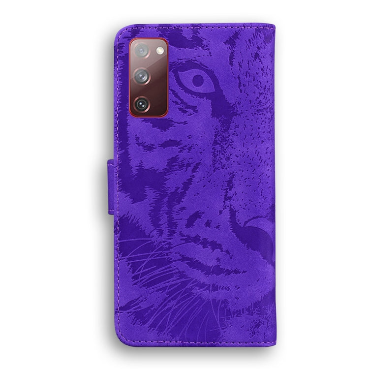 For Samsung Galaxy S20 FE / S20 FE 5G / S20 Lite Tiger Embossing Pattern Horizontal Flip Leather Case with Holder & Card Slots & Wallet(Purple) - Galaxy S20 FE Cases by NILLKIN | Online Shopping South Africa | PMC TechLife