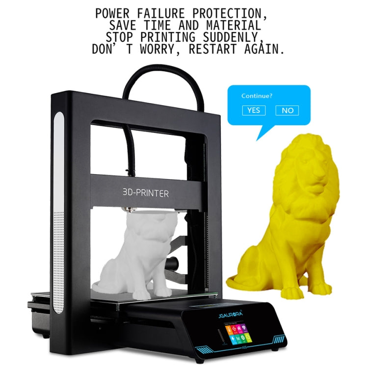 JGAURORA A5S Desktop High Precision Metal Plate Frame Three-Dimensional Physical 3D Printer - free shipping - PMC TechLife - Order now!