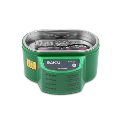 BAKU BK-9030 30W 0.8L LCD Display Ultrasonic Cleaner, AC 110V, US Plug(Green) - Ultrasonic Cleaner by BAKU | Online Shopping South Africa | PMC Jewellery | Buy Now Pay Later Mobicred