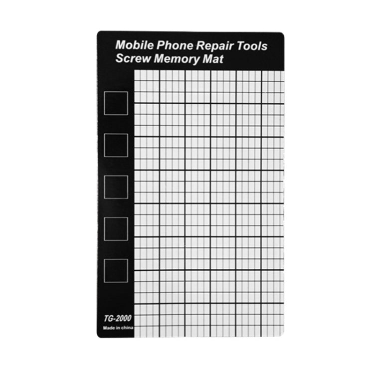 Universal Magnetic Screws Mat for Phone Repair, Size: 14.5x9cm - free shipping - PMC TechLife - Order now!
