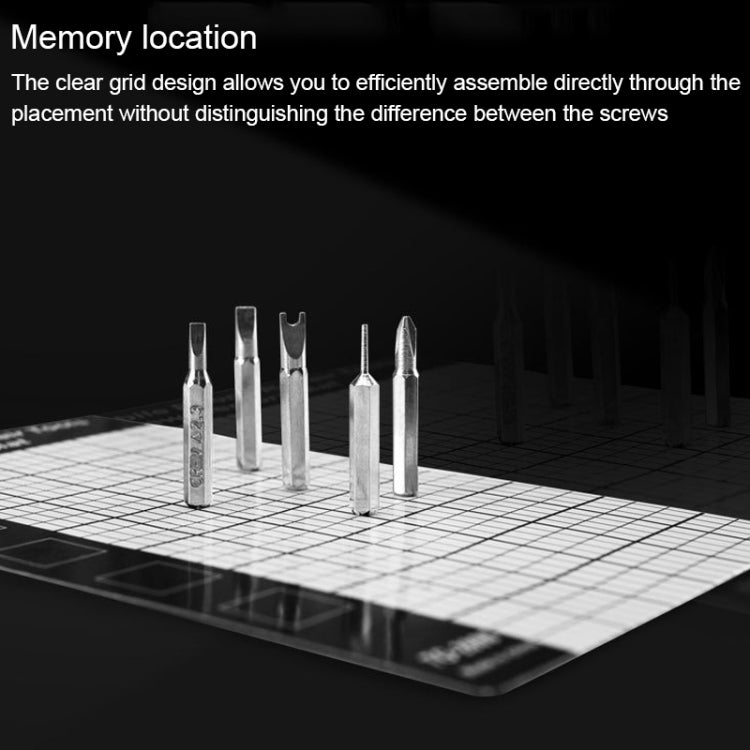 Universal Magnetic Screws Mat for Phone Repair, Size: 14.5x9cm - free shipping - PMC TechLife - Order now!