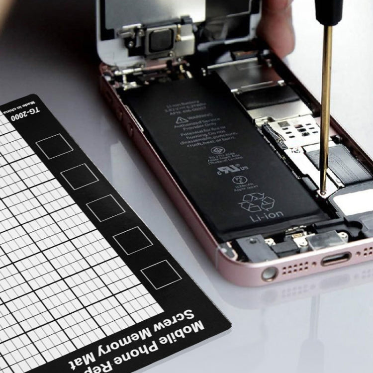 Universal Magnetic Screws Mat for Phone Repair, Size: 14.5x9cm - free shipping - PMC TechLife - Order now!
