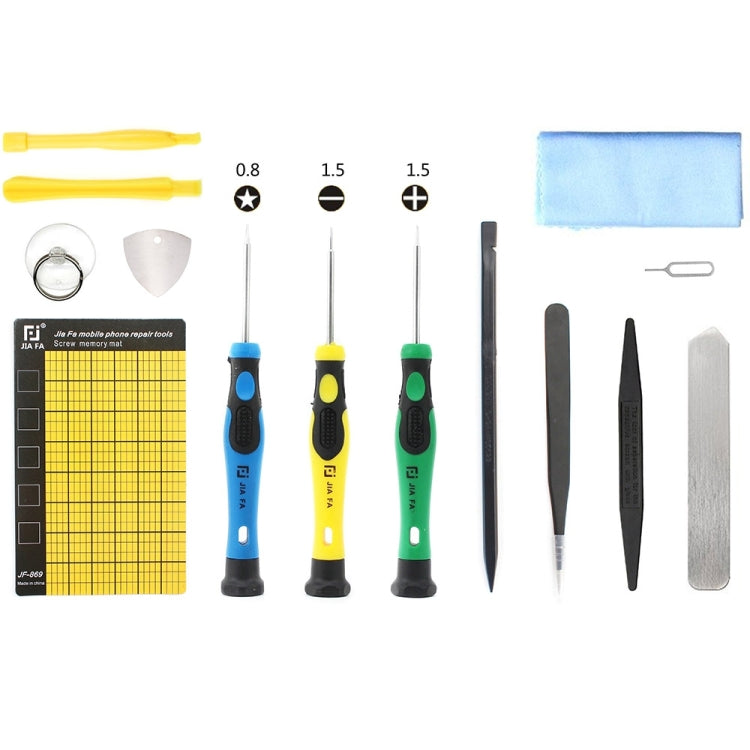 JIAFA JF-8105 14 in 1 Repair Tool Set for iPhone and Samsung - free shipping - PMC TechLife - Order now!