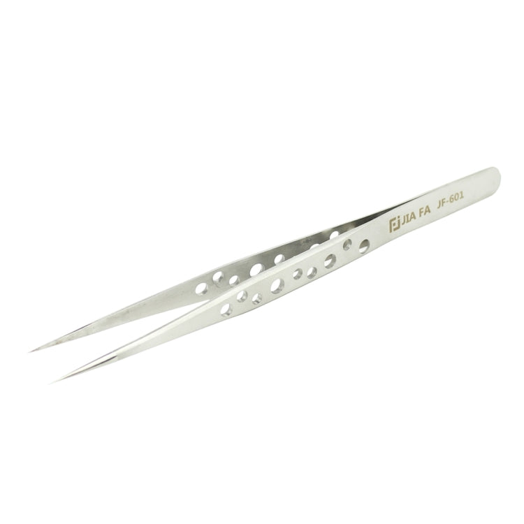 JIAFA JF-601 High-strength Straight Tip Tweezers(Silver) - Tweezers by JIAFA | Online Shopping South Africa | PMC TechLife | Buy Now Pay Later Mobicred