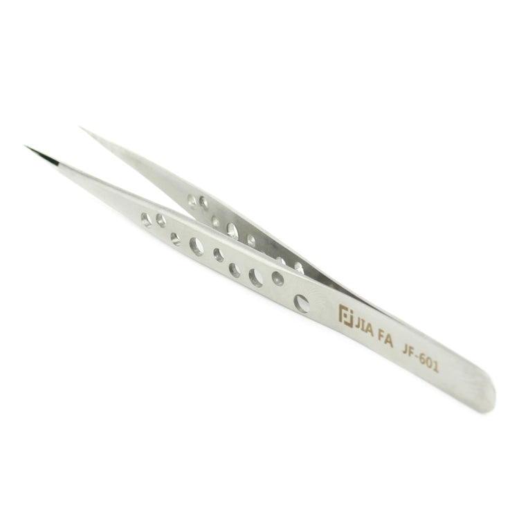JIAFA JF-601 High-strength Straight Tip Tweezers(Silver) - Tweezers by JIAFA | Online Shopping South Africa | PMC TechLife | Buy Now Pay Later Mobicred
