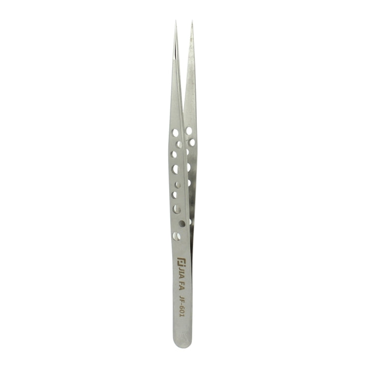 JIAFA JF-601 High-strength Straight Tip Tweezers(Silver) - Tweezers by JIAFA | Online Shopping South Africa | PMC TechLife | Buy Now Pay Later Mobicred