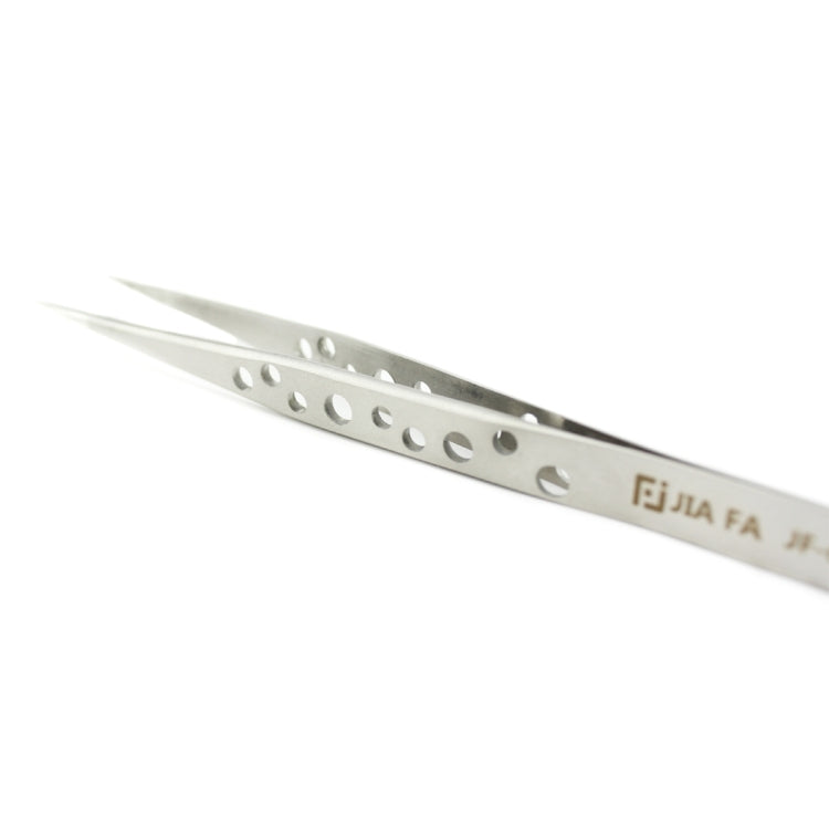 JIAFA JF-601 High-strength Straight Tip Tweezers(Silver) - Tweezers by JIAFA | Online Shopping South Africa | PMC TechLife | Buy Now Pay Later Mobicred