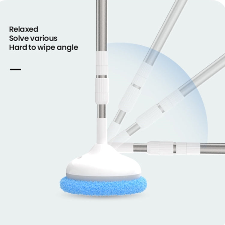 Wireless Electric Intelligent Telescopic Glass Wipe Window Cleaner (White) - Handheld Cleaner & Mops by PMC Jewellery | Online Shopping South Africa | PMC Jewellery | Buy Now Pay Later Mobicred