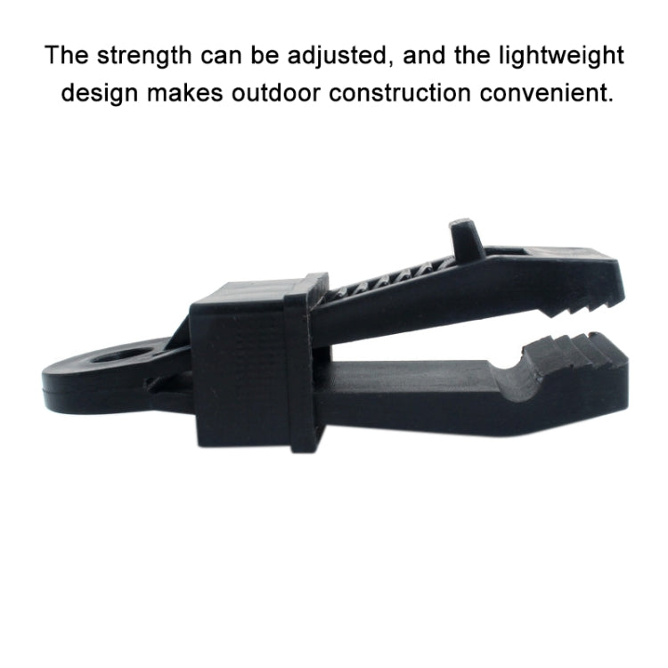 20 PCS Outdoor Tent Awnings Windproof Fixing Clip Multifunctional Wind Rope Buckle (Black) - Tents & Accessories by PMC TechLife | Online Shopping South Africa | PMC TechLife | Buy Now Pay Later Mobicred