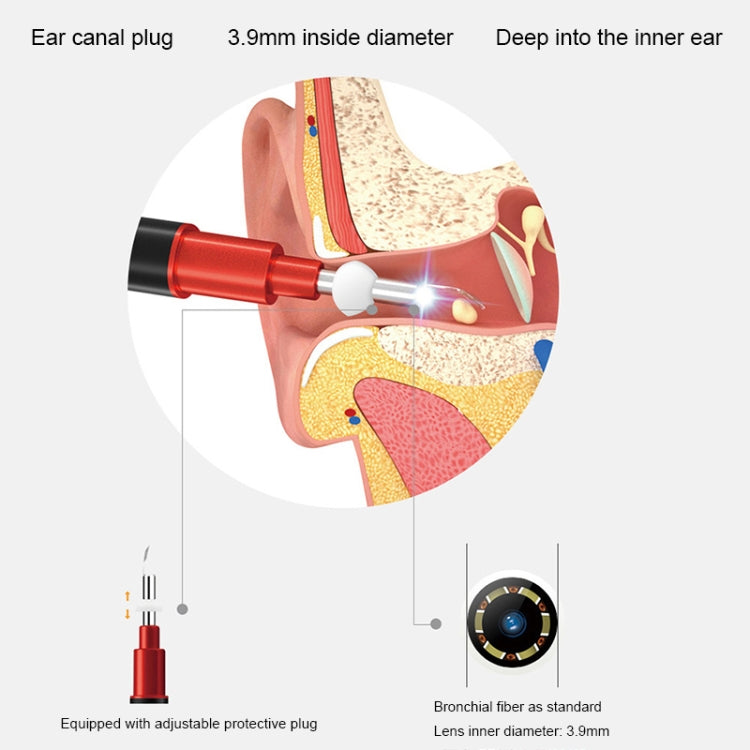 Bebird B1 Intelligent HD Visual Ear Cleaner Earwax Tool, Standard Version(Silver) - free shipping - PMC TechLife - Order now!