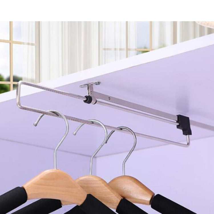 Telescopic Rail Pull-Out Wardrobe Clothes Hanger(30cm) - free shipping - PMC TechLife - Order now!