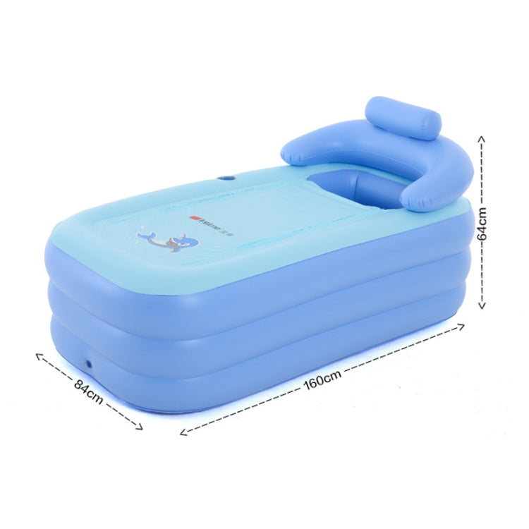 YT-038 Collapsible Sponge Bottom Inflatable Warm Bath Adult Bath Baby Swimming Pool with Charging Pump - Paddling Pools & Accessories by PMC Jewellery | Online Shopping South Africa | PMC Jewellery