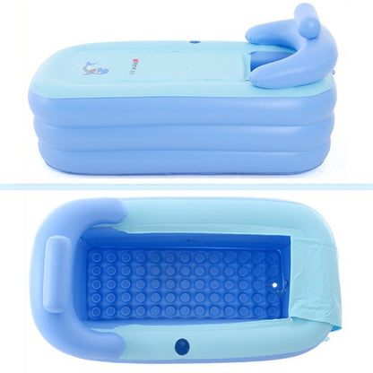 YT-038 Collapsible Sponge Bottom Inflatable Warm Bath Adult Bath Baby Swimming Pool with Charging Pump - Paddling Pools & Accessories by PMC Jewellery | Online Shopping South Africa | PMC Jewellery