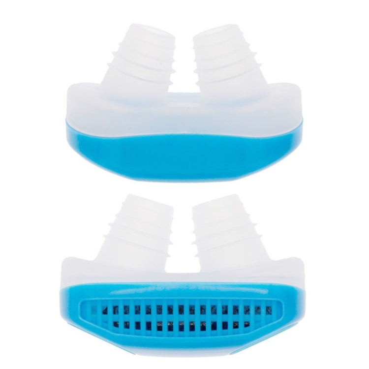 2 in 1 ABS Silicone Anti Snoring Air Purifier (Blue) - Anti Snoring Tools by PMC TechLife | Online Shopping South Africa | PMC TechLife