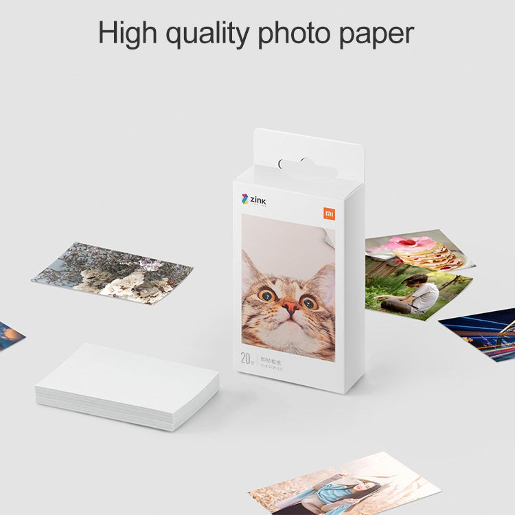 50 PCS Original Xiaomi Print Photographic Paper Paste Paper for Xiaomi Pocket Photo Printer - Parts by Xiaomi | Online Shopping South Africa | PMC Jewellery | Buy Now Pay Later Mobicred