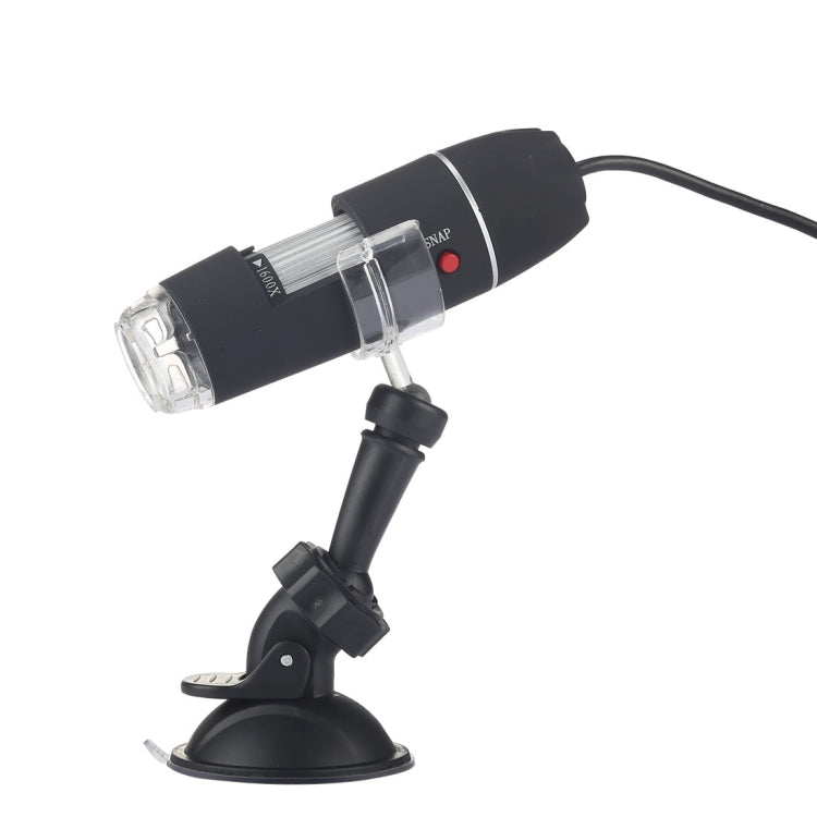 1600X Magnifier HD 0.3MP Image Sensor 2 in 1 USB Digital Microscope with 8 LED & Professional Stand - Digital Microscope by PMC Jewellery | Online Shopping South Africa | PMC Jewellery