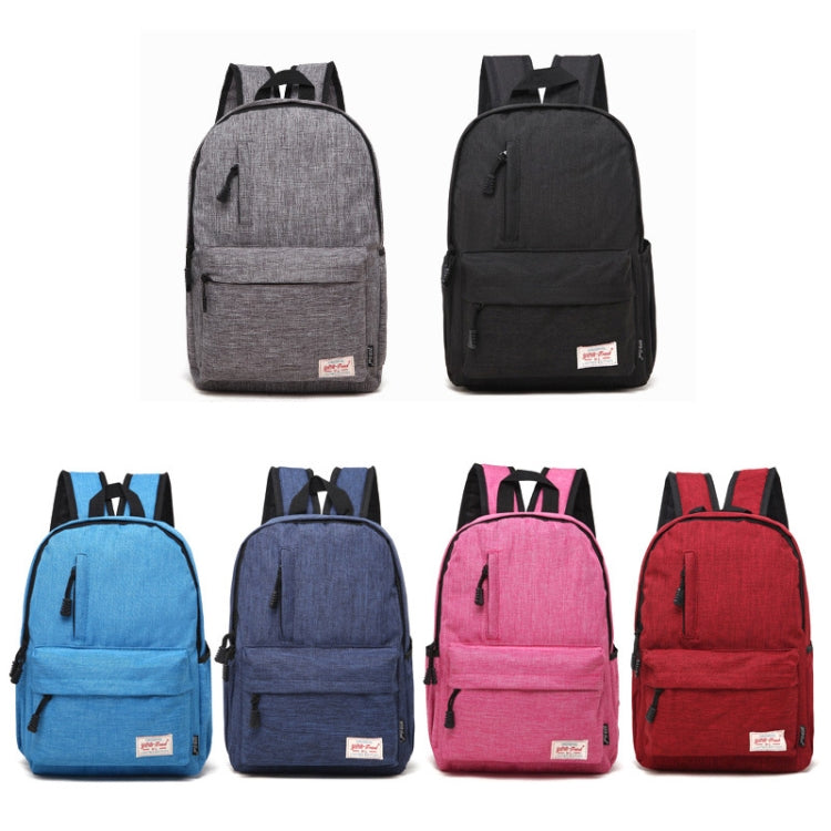 Universal Multi-Function Canvas Laptop Computer Shoulders Bag Leisurely Backpack Students Bag, Big Size: 42x29x13cm, For 15.6 inch and Below Macbook, Samsung, Lenovo, Sony, DELL Alienware, CHUWI, ASUS, HP(Grey) - Backpack by PMC Jewellery | Online Shopping South Africa | PMC Jewellery