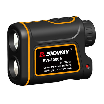 SNDWAY SW1000A Handheld Outdoor Waterproof Telescope Range Finder Distance Measurer, 1000m - Laser Rangefinder by SNDWAY | Online Shopping South Africa | PMC Jewellery | Buy Now Pay Later Mobicred