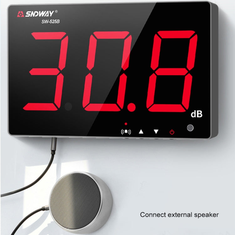 SNDWAY SW525A Wall-mounted Sound Level Meter DB Noise Tester - free shipping - PMC TechLife - Order now!