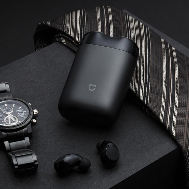 Original Xiaomi Mijia S100 Portable Rotating Double Knife Head Electric Shaver(Black) - Electric Shavers by Xiaomi | Online Shopping South Africa | PMC Jewellery | Buy Now Pay Later Mobicred