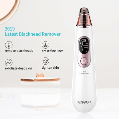 Xpreen Rechargeable Pore Cleanser Home Facial Beauty Device with LED Screen & 4 Probes - Cleanser by Xpreen | Online Shopping South Africa | PMC Jewellery