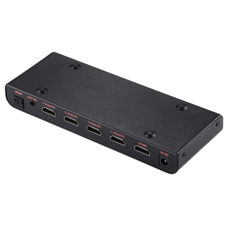 CY-042 1X4 HDMI 2.0 4K/60Hz Splitter, EU Plug - Splitter by PMC TechLife | Online Shopping South Africa | PMC TechLife