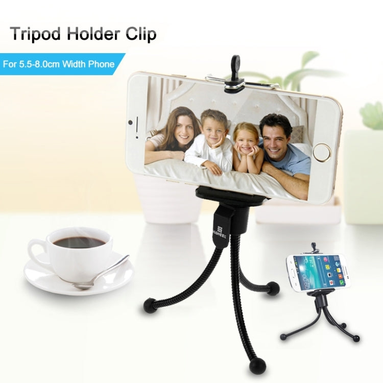 [HK Warehouse] HAWEEL Flexible Octopus Tripod Holder Clip - Desktop Holder by HAWEEL | Online Shopping South Africa | PMC Jewellery