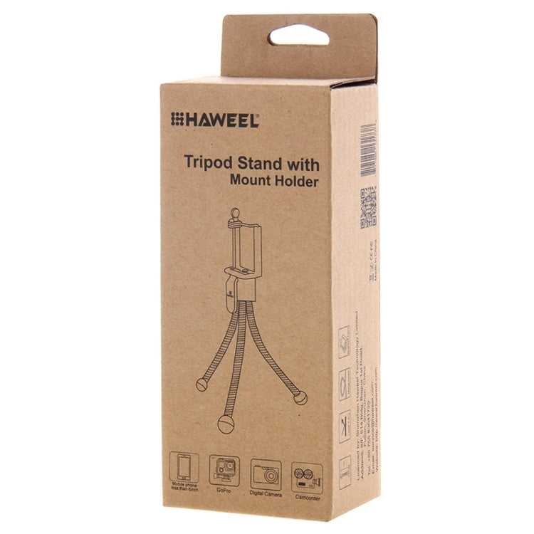 [HK Warehouse] HAWEEL Flexible Octopus Tripod Holder Clip - Desktop Holder by HAWEEL | Online Shopping South Africa | PMC TechLife