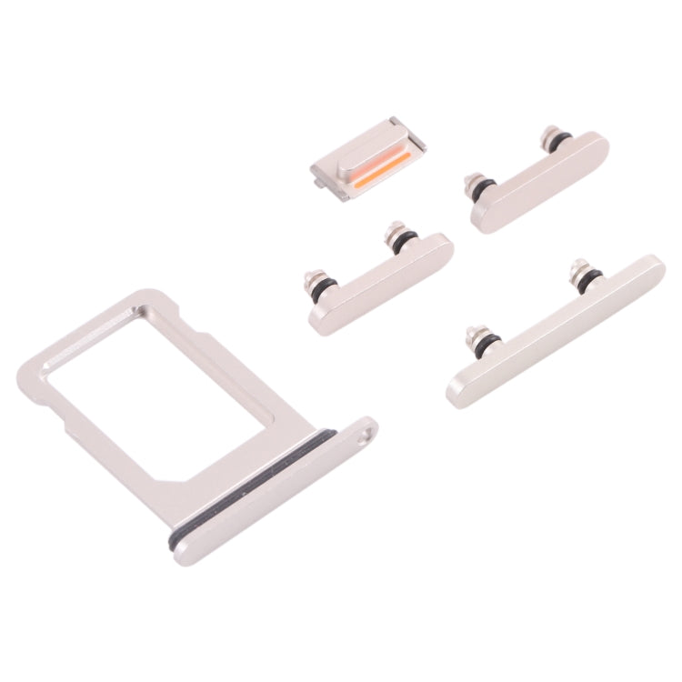 SIM Card Tray + Side Keys for iPhone 13(Starlight) - Others by PMC Jewellery | Online Shopping South Africa | PMC Jewellery