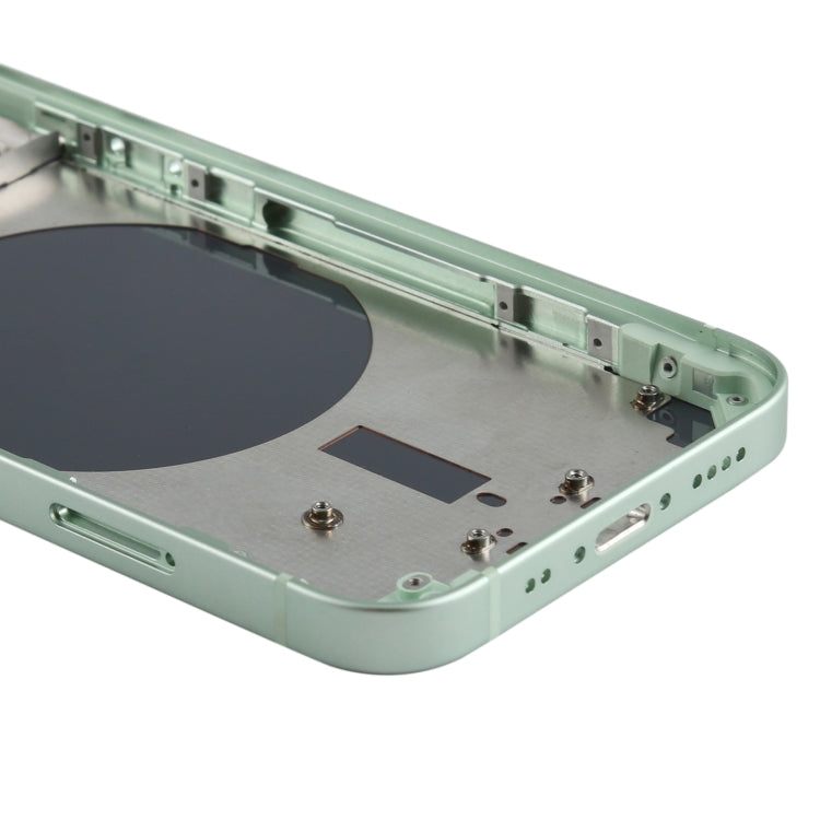 Back Housing Cover with SIM Card Tray & Side  Keys & Camera Lens for iPhone 12 mini(Green) - Back Cover by PMC TechLife | Online Shopping South Africa | PMC TechLife