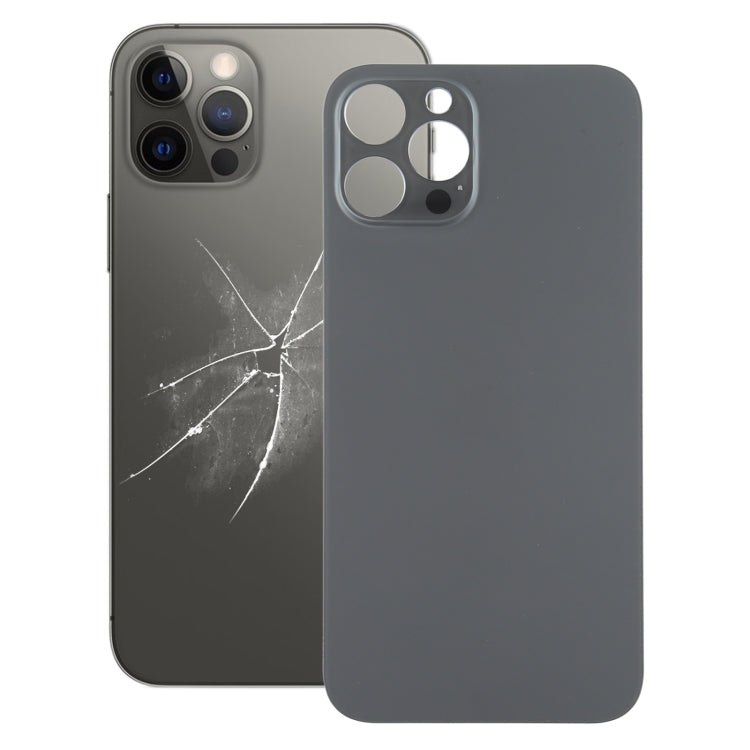 Easy Replacement Big Camera Hole Battery Back Cover for iPhone 12 Pro Max(Graphite) - Back Cover by PMC Jewellery | Online Shopping South Africa | PMC Jewellery