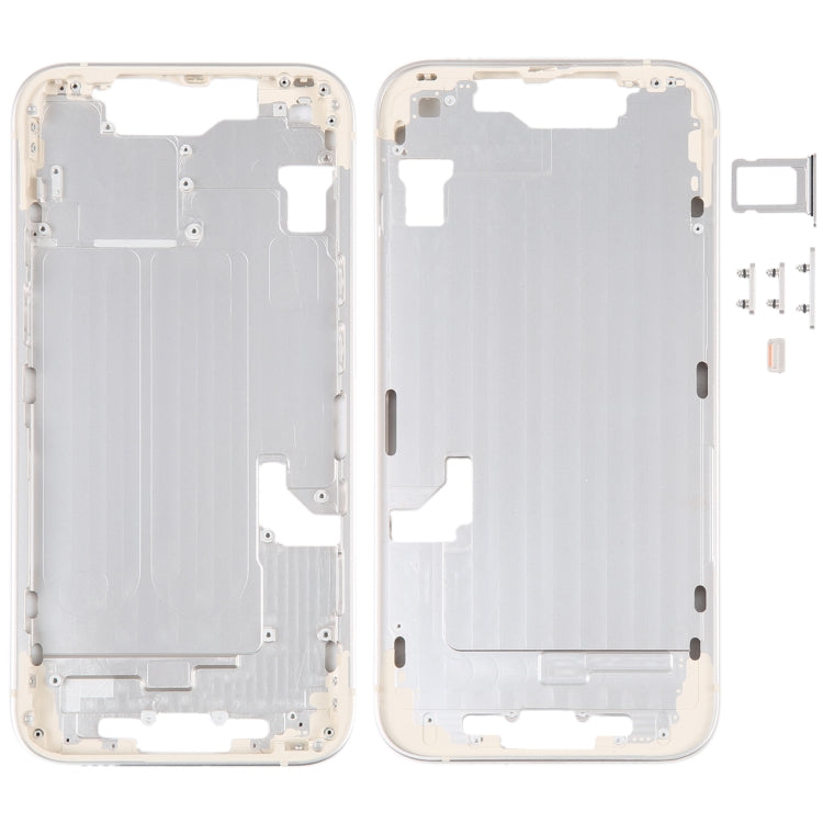 For iPhone 14 Middle Frame with Side Keys (Gold) -  by PMC TechLife | Online Shopping South Africa | PMC TechLife